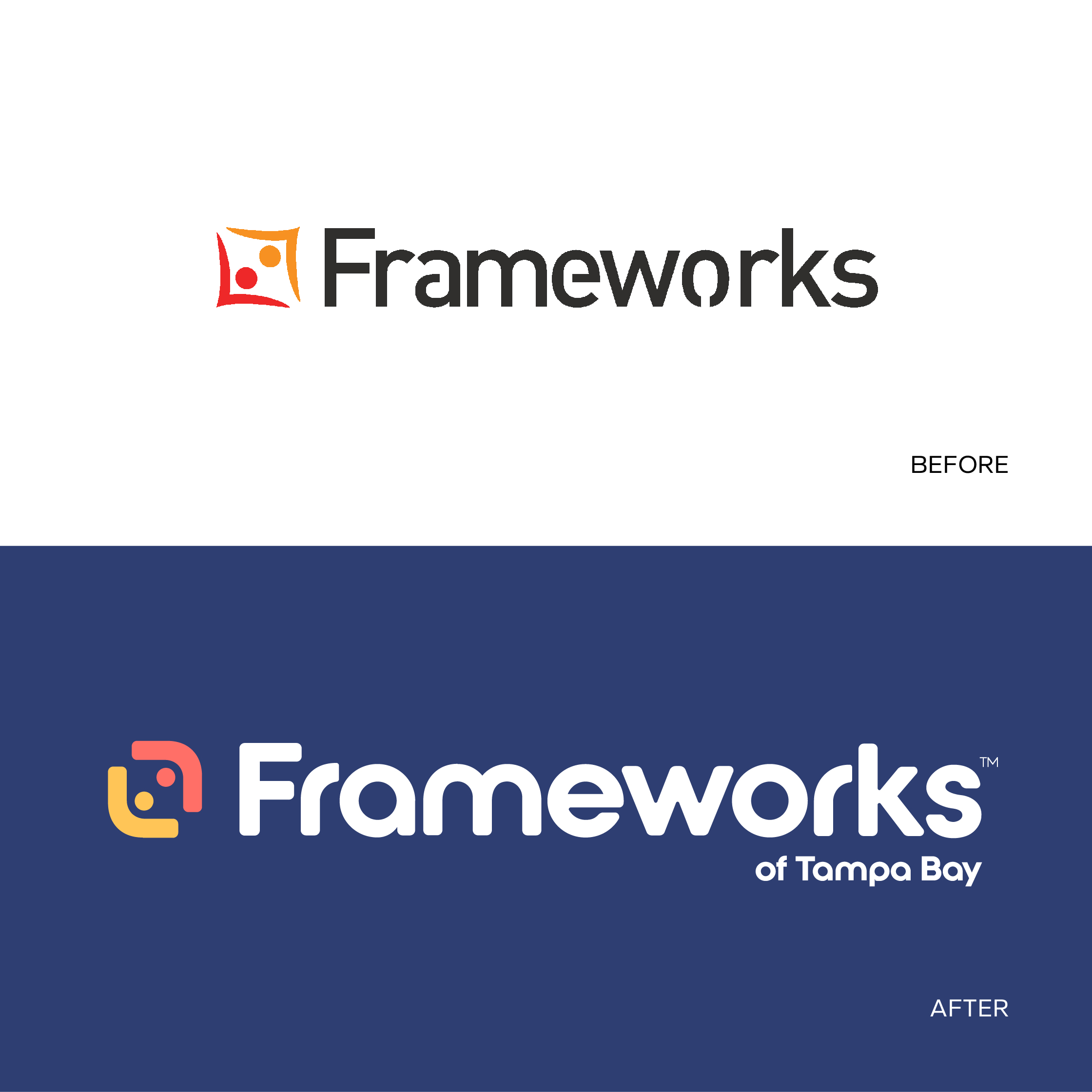 New Frameworks Logo by Round Square